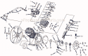 Page B Diagram and Parts List for DP563500 2004 Campbell Hausfeld Compressor